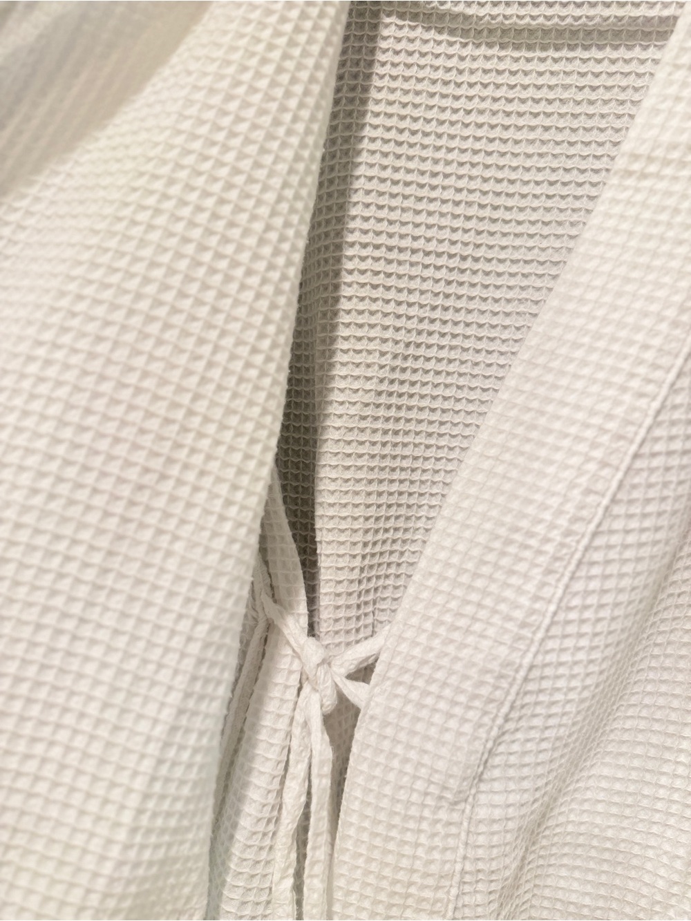 White Waffle Robe + sleeper - Picture 6 of 13